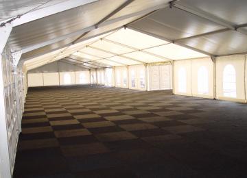 Impressie alu frame tent